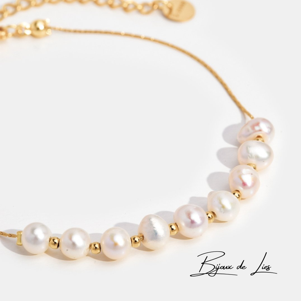 Bracelet de perles d'eau douce Eva