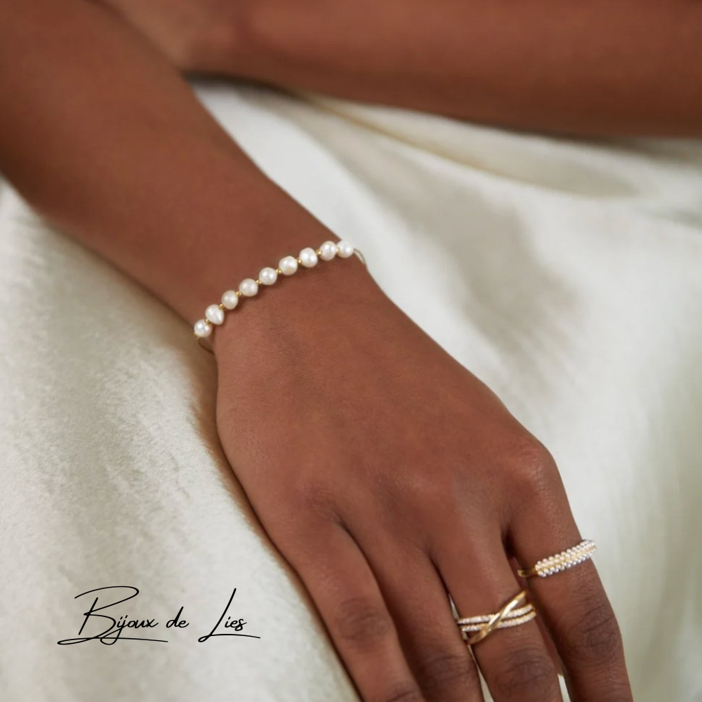 Bracelet de perles d'eau douce Eva