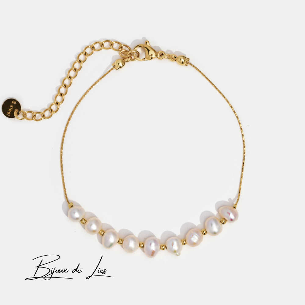 Bracelet de perles d'eau douce Eva