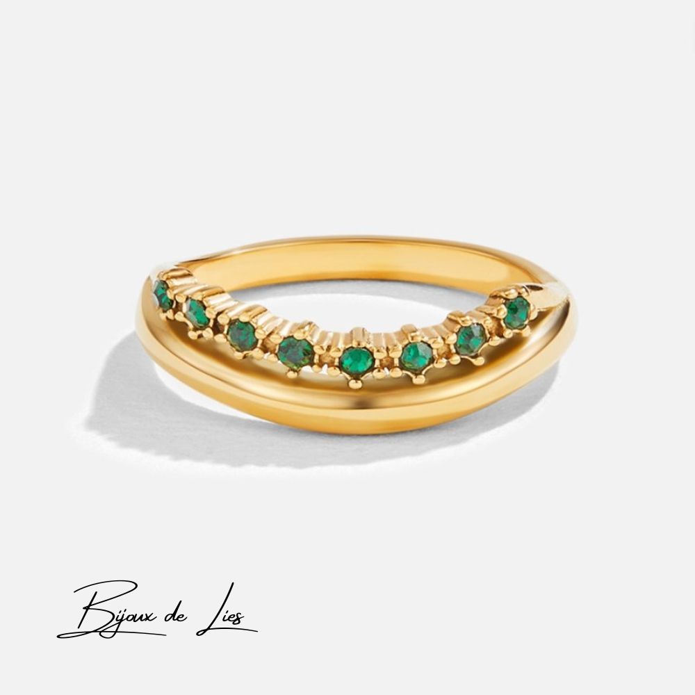 Bague Marissa vert émeraude