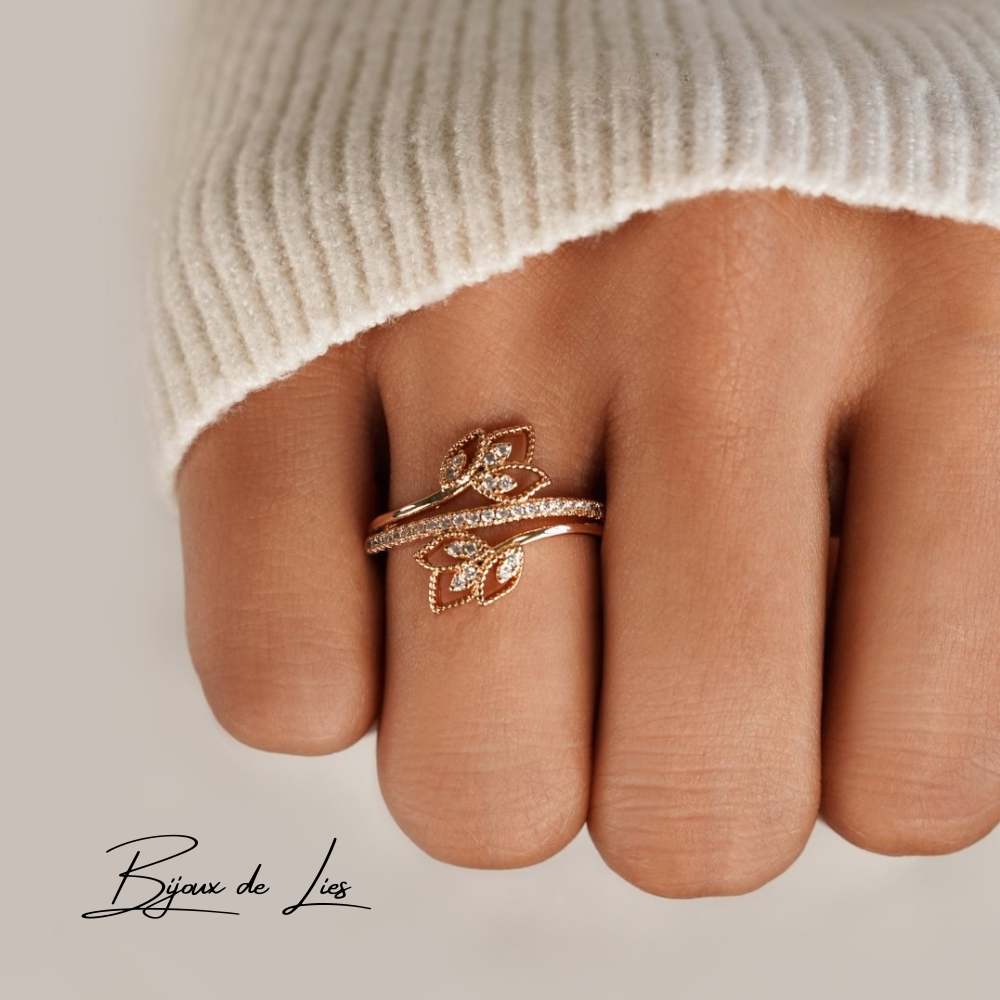 Bague fleur Crystal Bloom