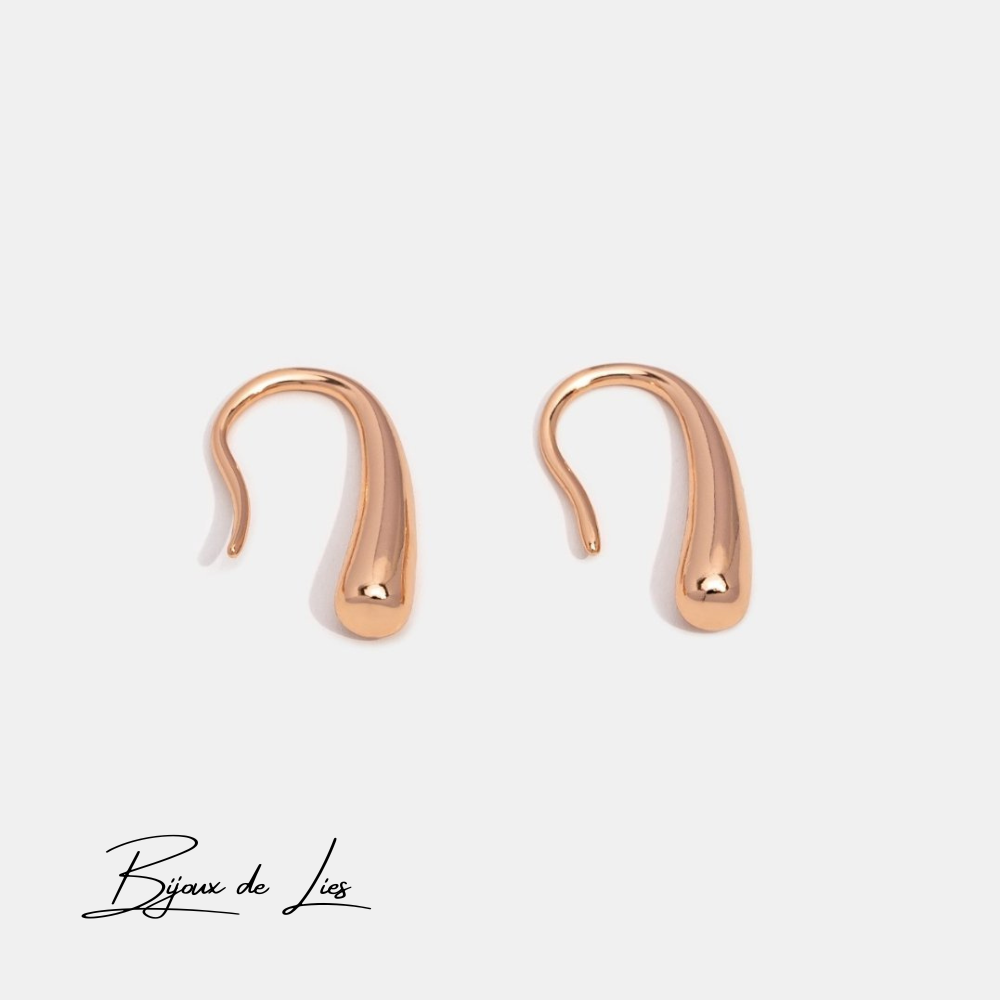 Francesca Boucles d'oreilles goutte d'eau en or