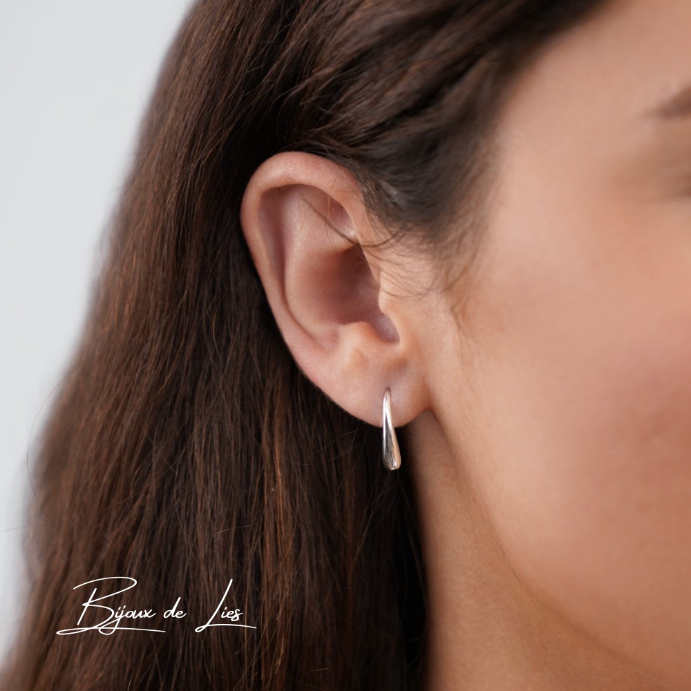 Francesca Boucles d'oreilles goutte d'eau en or